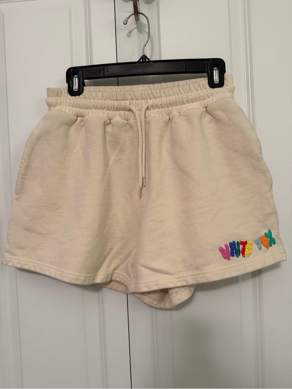 White Fox Boutique  Cream Drawstring Lounge Shorts
